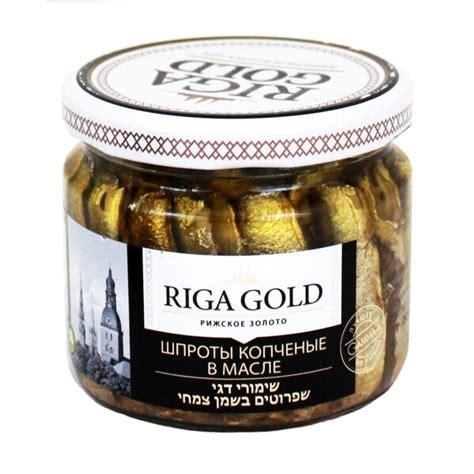 Šproty v oleji RIGA GOLD 250g | KOLOBOK
