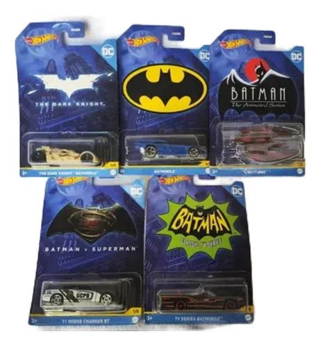 Batman Colección 5 Vehículos Hot Wheels Nuevos Envío gratis