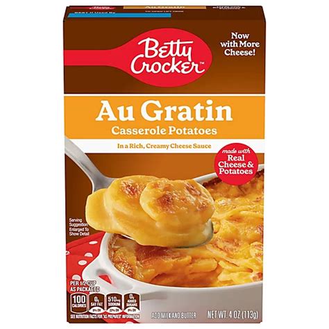 Betty Crocker Au Gratin Potatoes 4 Oz Albertsons