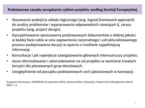 PPT Prof SGH dr hab Alicja Ryszkiewicz ZARZĄDZANIE PROJEKTAMI UE