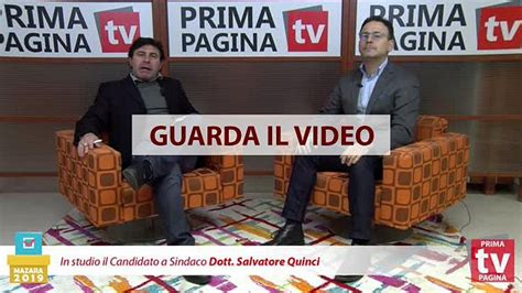 Intervista Al Candidato Sindaco Salvatore Quinci Prima Pagina Trapani