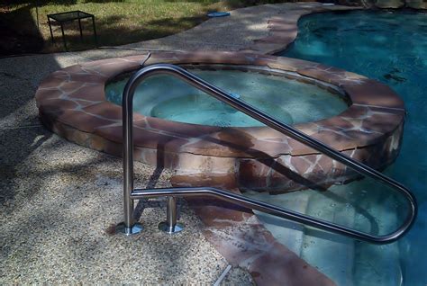 We Install Safety Handrails - Executive Pool and Spa