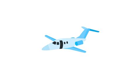 Simple And Flat Style Transportation Jet Plane Mg Animation Video AEP ...