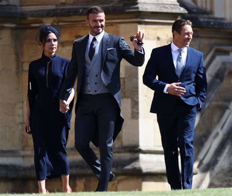 Photo David Beckham Sa Femme Victoria Et Jonny Wilkinson Les