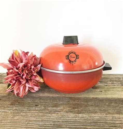 Vintage Bun Warmer West Bend Red Aluminum Circa 1970s Mid Etsy