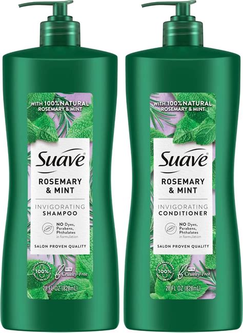 Suave Shampoo And Conditioner Set W Rosemary And Mint