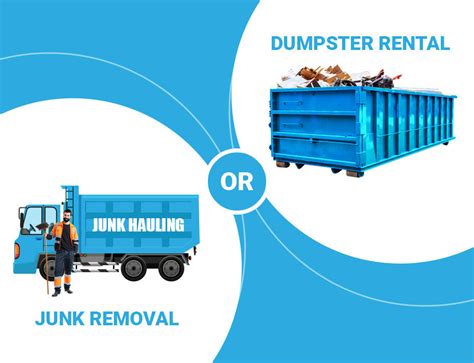 Junk Removal Vs Dumpster Rental Which Should You Choose And Why