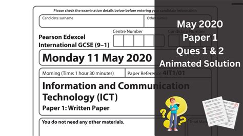 Edexcel Igcse Ict May Paper Igcse Ict May Paper