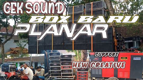 Cek Sound Box Baru Planar Support New Creative Youtube