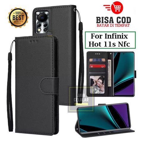 Jual Infinix Hot 11s Nfc Wallet Case Kulit - Casing Dompet Case Wallet ...