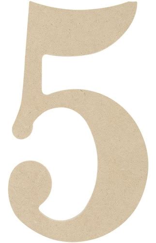 Mpi Mdf L Letras Y Numeros De Madera De Fuente Clasica Env O Gratis