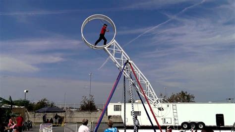 Stunt Performer Almost Falls At Ny State Fair Youtube