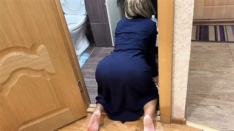 Its Perfect To Bend Over In The Bathroom To Get A Dick In The Ass For