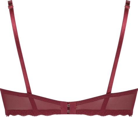 Hunkemöller Dames Lingerie Voorgevormde maximizer beugel bh Senna Rood maat D bol