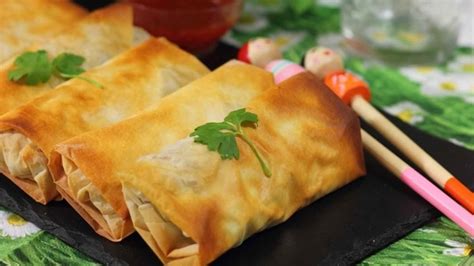 Rollitos de primavera ligeros y sin frituras receta fácil