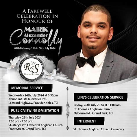 Turks - TCI mourns the loss of Mark Connolly - The Tourism Minister’s