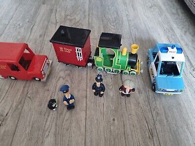 POSTMAN PAT TOY Bundle, Train, Car Van Figures Toys Cbeebies Fusion ...