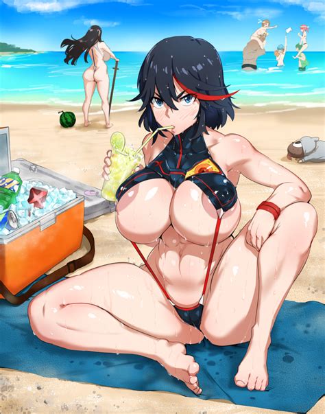 Matoi Ryuuko Senketsu Kiryuuin Satsuki Mankanshoku Mako Jakuzure Nonon And 3 More Kill La