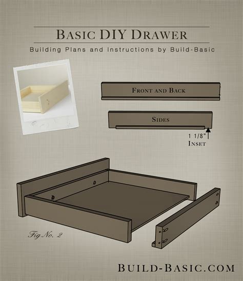 Build A Basic Diy Drawer Building Plans By Buildbasic Build ‹ Build Basic