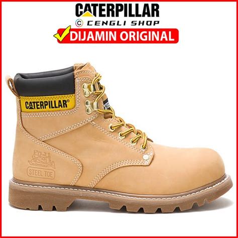 Jual Sepatu Safety Boot Caterpillar Pria Original Asli Ori Boots Steel