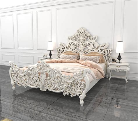 Classic Carved Bed 3d Model By Nhattuankts