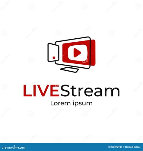 Live Stream Logo Design. Smartphone and Computer Screen Vector ...