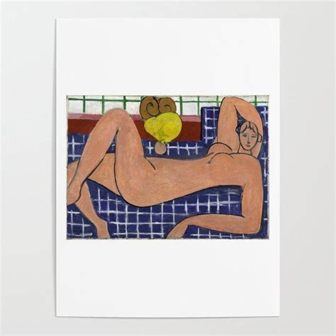 Henri Matisse Large Reclining Nude Poster Wallart Cube Shop