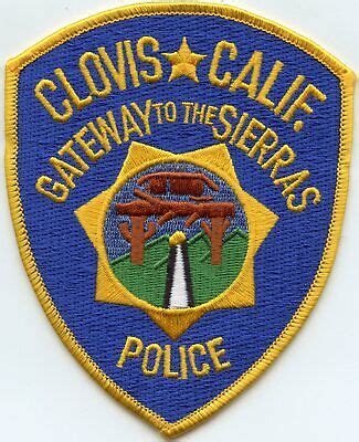 CLOVIS CALIFORNIA CA Gateway To The Sierras POLICE PATCH | eBay