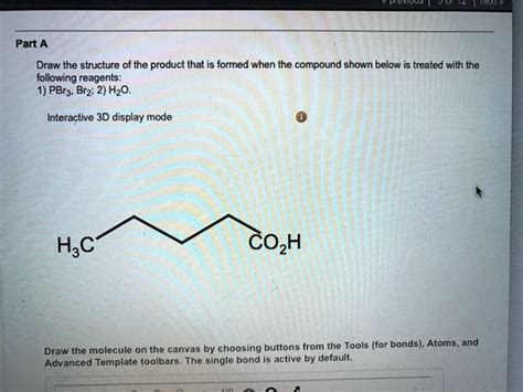 Solved Jugt Part A Draw The Structure Of The Product That Is Formed