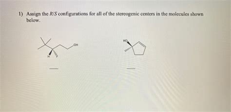 Solved 1 Assign The RIS Configurations For All Of The Chegg