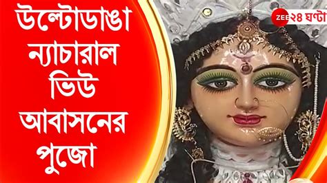 Durga Puja 2022 ১৬৭ টি ফ্ল্যাটের বাসিন্দারা মিলিত হয়ে পুজো করেন