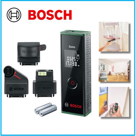 Bosch Zamo III Set Premium 4 In 1 Digital Laser Measurer 20m Range