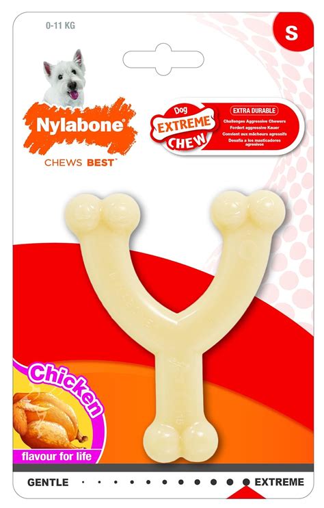 Nylabone Dura Chew Regular Original Flavored Wishbone Dog Chew Toy, Up ...