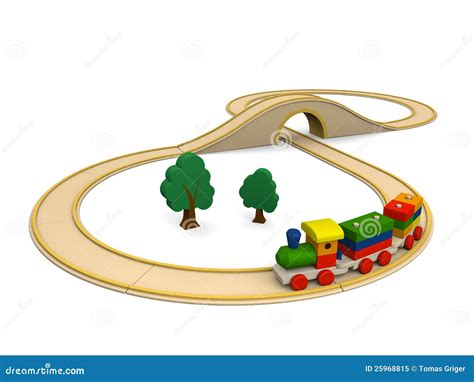 Wooden Train Track Clipart