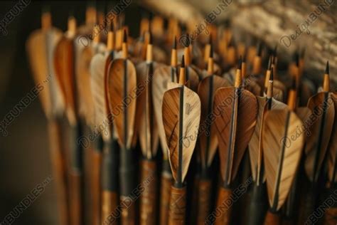 Traditional Archery Arrows With Feather Fletching