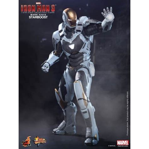 Hot Toys Movie Masterpiece MMS214 Iron Man 3 Iron Man MK XXXIX Mark 39 Starboost