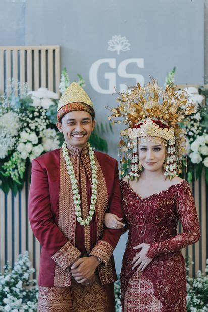 Gambar Baju Pengantin Adat Melayu Perpaduan Pernikahan Adat Melayu Sunda Dina Haqi Weddingku