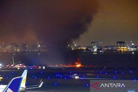 Lima Penjaga Pantai Jepang Tewas Dalam Tabrakan Pesawat Di Haneda