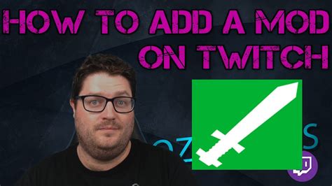 How To Add A Mod On Twitch Youtube