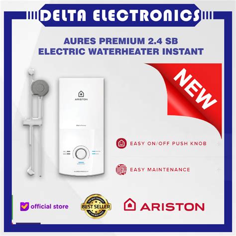 Jual Water Heater Ariston AURES PREMIUM FREE SHOWER Pemanas Air