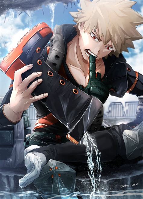 Pin By Kimberley On Mha Bakugo Katsuki Fanart Cute Cute Anime Guys