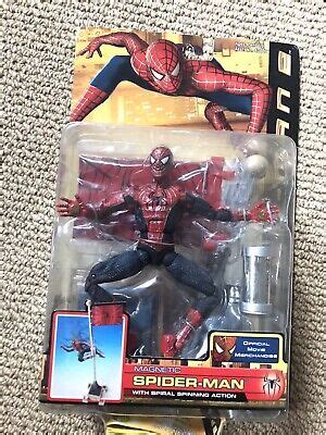 Spiderman 2 Toybiz Magnetic Spider Man Spiral Spinning Action 2004