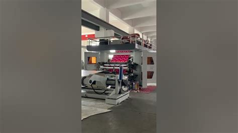 4 2 Double Side Paper Cup Flexo Printing Machine Youtube