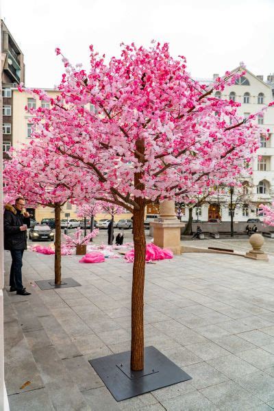 Kwitn Ce Sztuczne Drzewa Wi Ni Na Event W Warszawie Orchidea