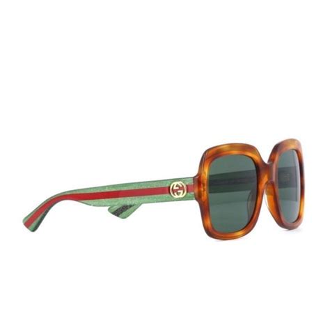 Gucci Accessories Gucci Havana Greentortoisesquare Frame Sunglasses Poshmark