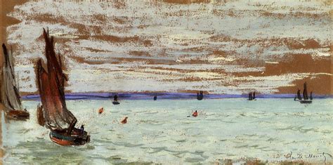 Open Sea 1866 Painting Claude Oscar Monet Oil Paintings