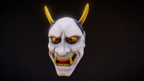 Oni Mask 3d Model By Griffin M Gmmodels 78b2c1f Sketchfab