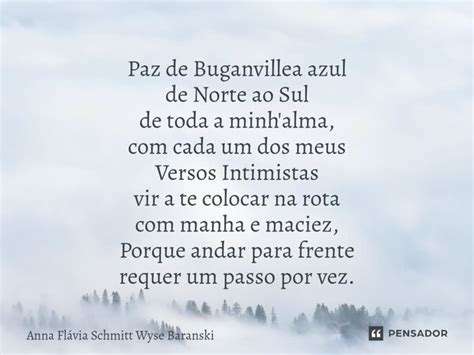 Paz de Buganvillea azul de Norte ao Anna Flávia Schmitt Wyse