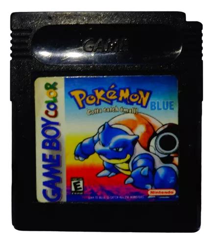 Pok Mon Blue Game Boy Color Salvando Gbc Mercadolivre