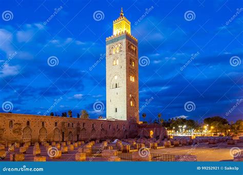 The Koutoubia Mosque stock image. Image of monumental - 99252921